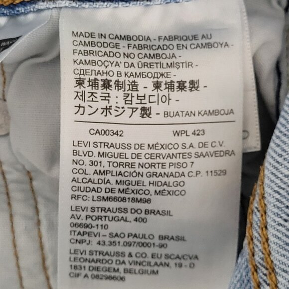 Levis Premium Distressed High-Waisted Jeans Womens W25 L26 (Measures W27 L25) - Picture 6 of 8